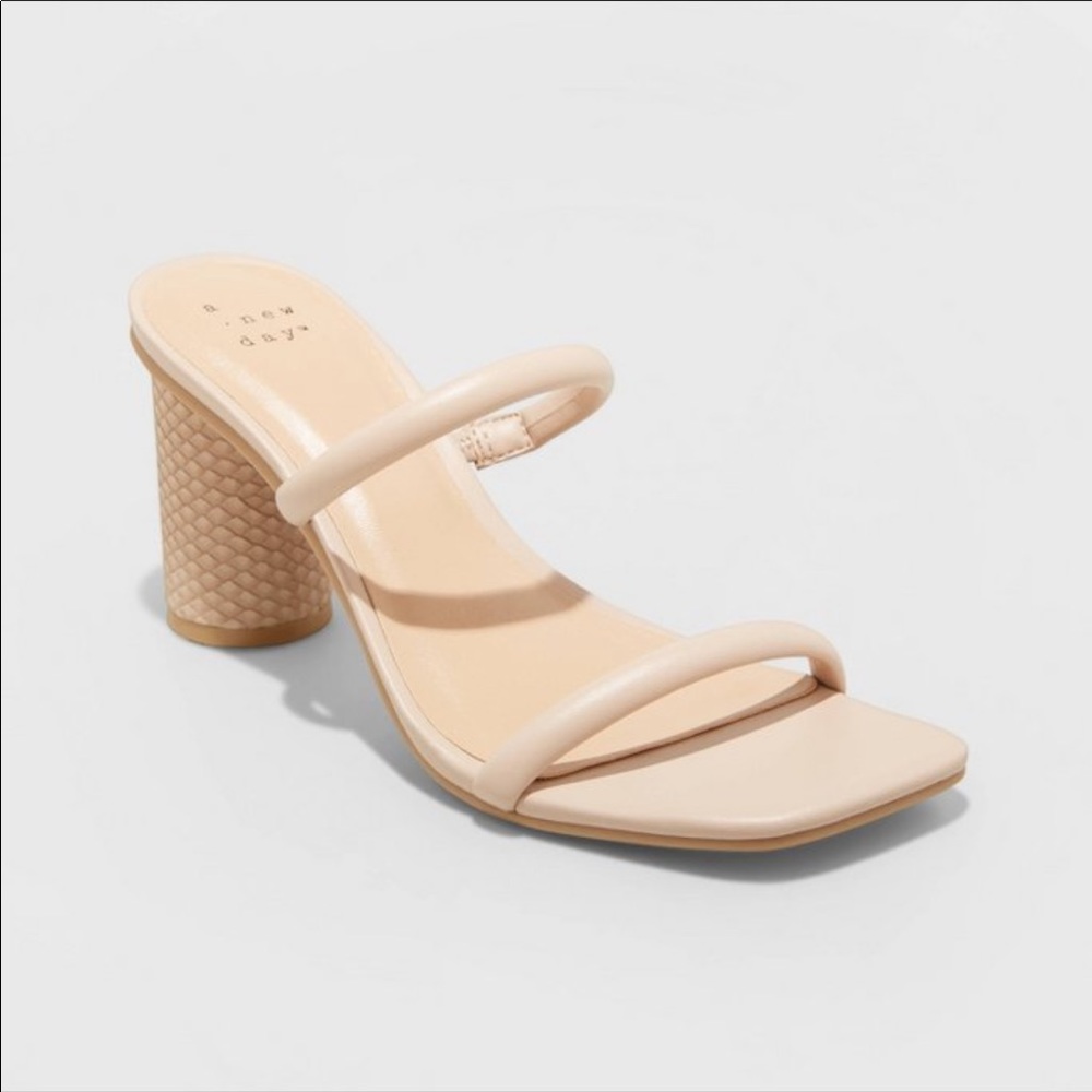 A New Day Cass Heels in Nude
